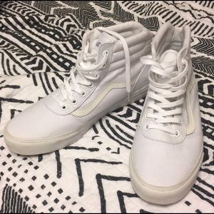 White high top vans